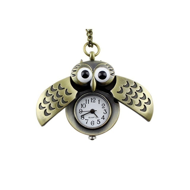 Jam Saku Liontin Burung Hantu 1